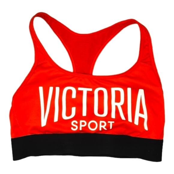 Victoria's Secret SPORT The Player Sport Bra Small Orange - Picture 1 of 4